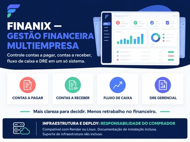 Finanix SaaS Financeiro Multiempresa Pagar e Receber