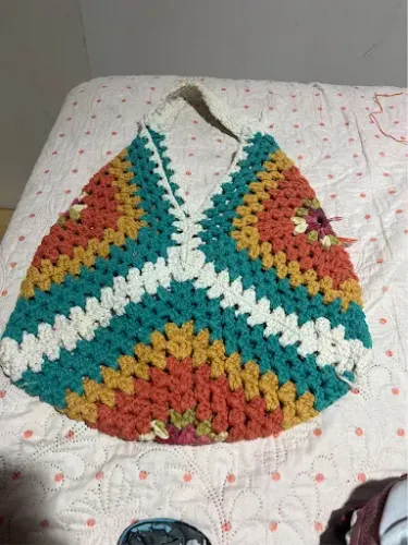 Bolsa de croché ( artesanal )