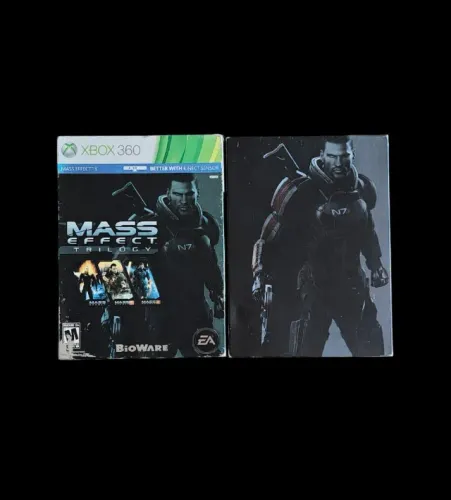 Jogo Xbox 360 - Box Mass Effect Trilogy (Original Mídia Física)