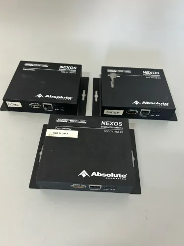 Transmissores de sinal de vídeo Absolute Acoustics Nexos NDS-711HD-TX