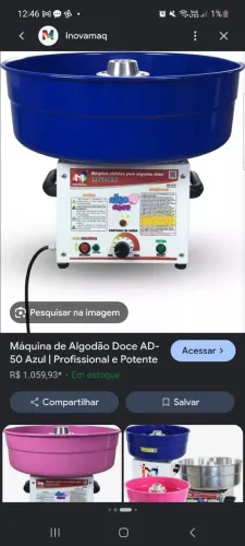 Máquina de Algodão doce