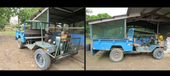 Troco em carretinha agrícola
