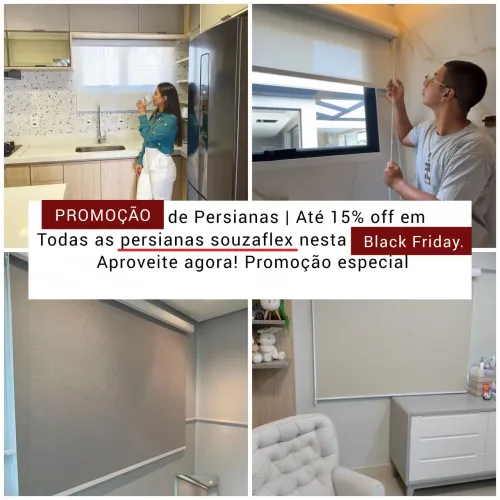 Persianas projetada para seu espaço.