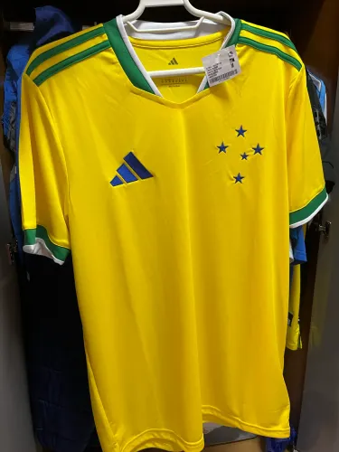Camisa Cruzeiro COPA Brasil 2026 adidas na etiqueta