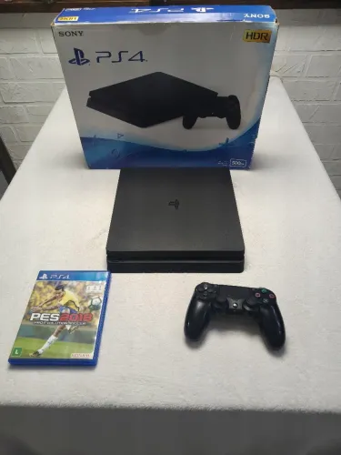 PS4 SLIM 500GB + 1 CONTROLE