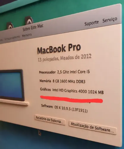 MACBOOK PRO 2012 13 POLEGADAS