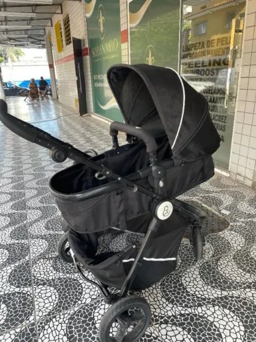 ? Carrinho de Bebê Galzerano 3 Rodas com Cesto Moisés - Ótimo Estado ?
