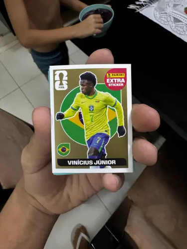 figurinha Vinicius Júnior Dourada