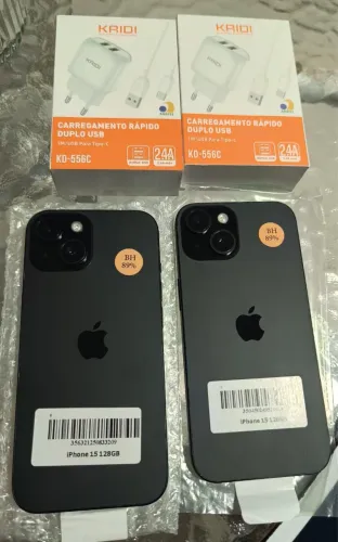 iPhone 15 128GB ( Todo original , nunca feito manutenção , NOVO )