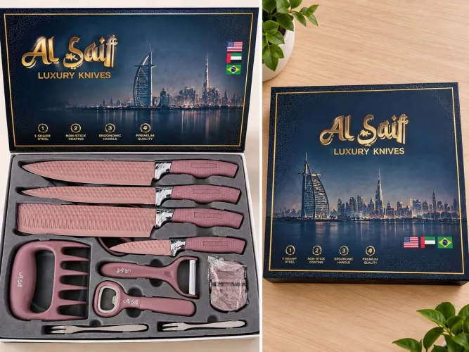Jogo completo Al Saif Luxury Knives