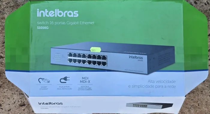 SWITCH 16 PORTAS GIGABIT ETHERNET S1016G