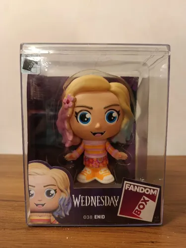Boneca ENID / da série Wednesday - fandom box