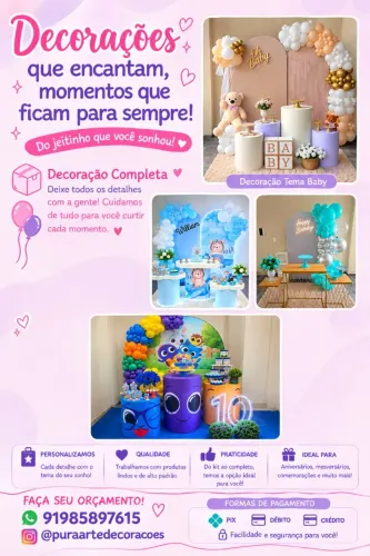 DECORAÇÃO & PEGUE E MONTE