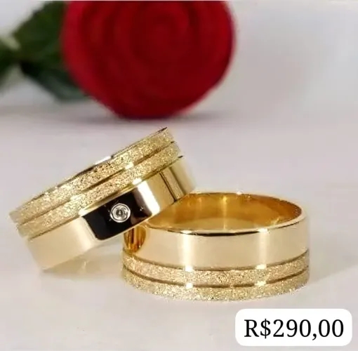 Aliança de moeda antiga