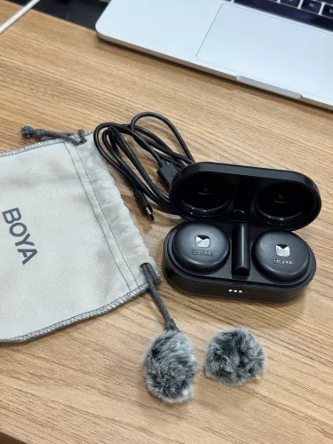 Microfone de lapela boya 