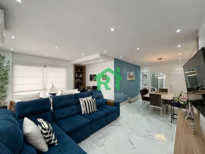 Apartamento Reformado, 3 Dormitórios (1 Suíte), 2 Vagas, Pitangueiras, Guarujá/SP