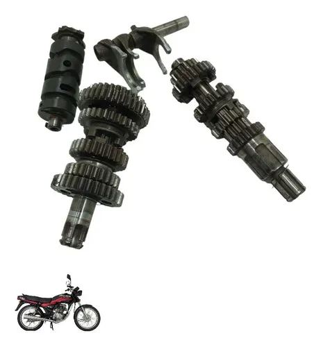 Caixa De Marcha Com Detalhes Cg 125 1993 1994 1995 1996 1997