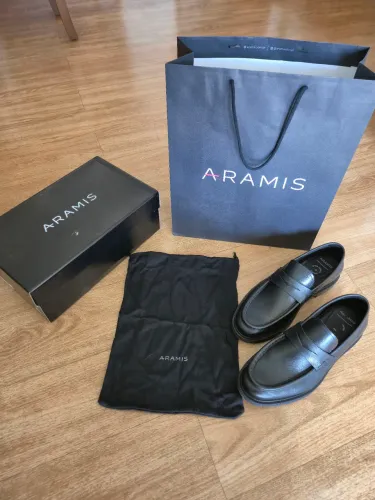 Sapato Social Novo Mocassim Aramis Preto Tam 40