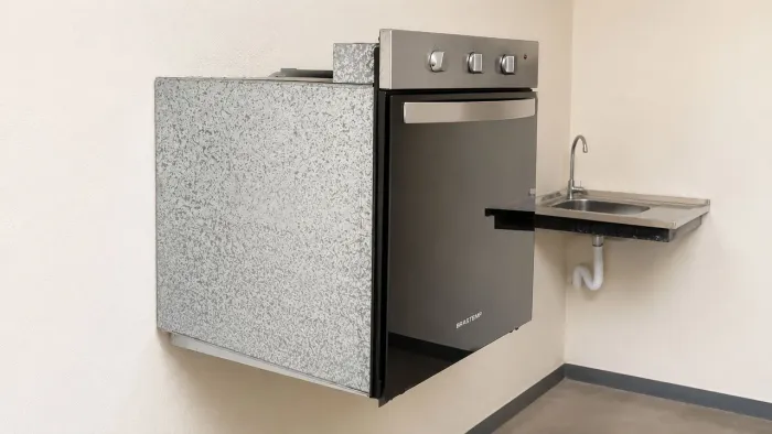 Forno Elétrico de Embutir Brastemp Inox 67L 220V - Usado