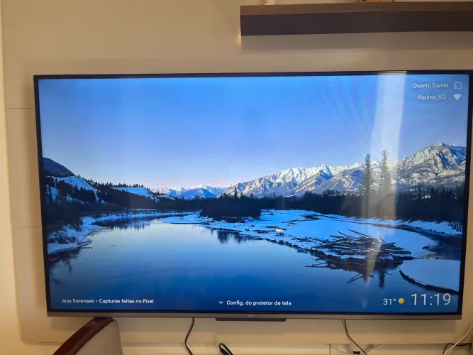 Televisão 55 polegadas - TCL 55P725 - imagem perfeita