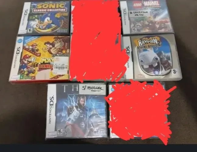 Jogos de Nintendo DS (lote)