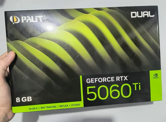 Placa de vídeo RTX 5060 Ti 8gb Palit lacrada +3 anos de garantia