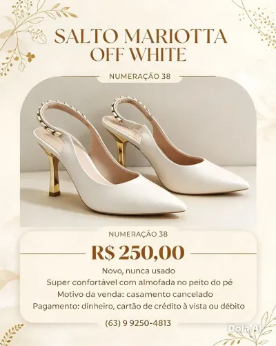 SALTO MARIOTTA ? COR OFF WHITE
