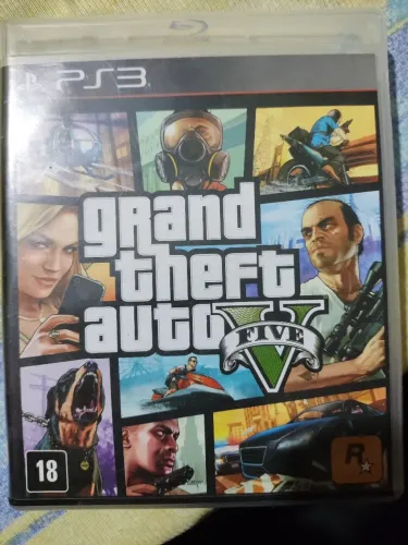 GTA 5 PS3 (Mídia física completa) usado