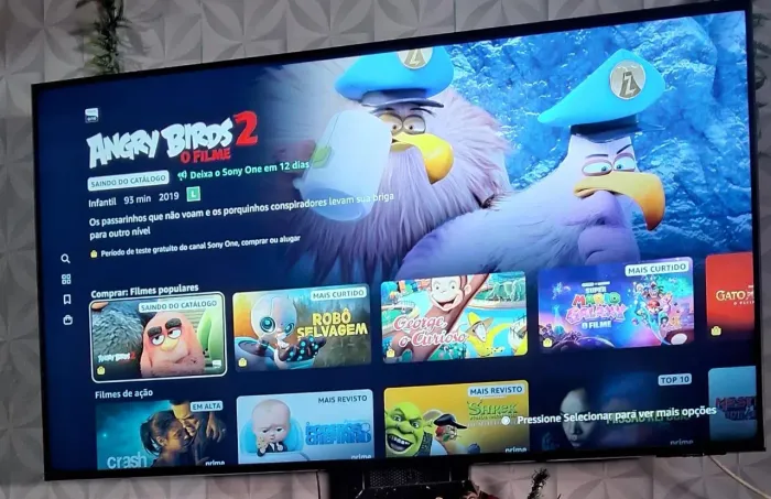 Tv 43 Samsung Crystal 4k controle comando de voz