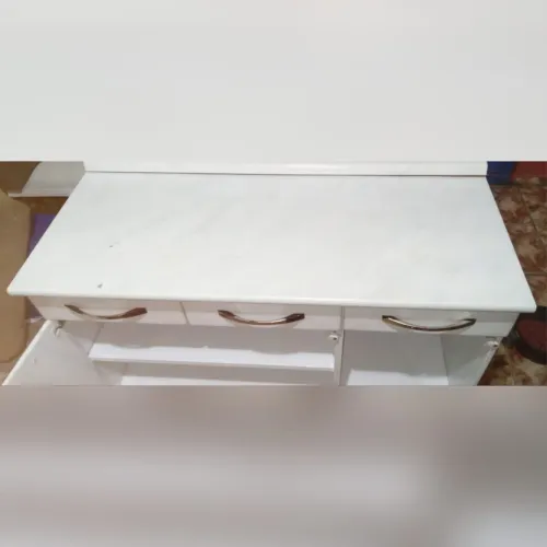 Balcão de aço, sem portas