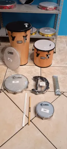 Kit Pagode Profissional 6 Peças Phx + Luen na Promoção