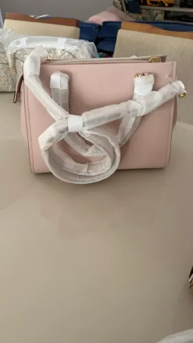 BOLSA MICHAEL KORS MEDIA MARILYN COR ROSA