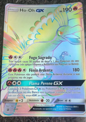 Ho-oh GX JUNBO carta Pokemon 