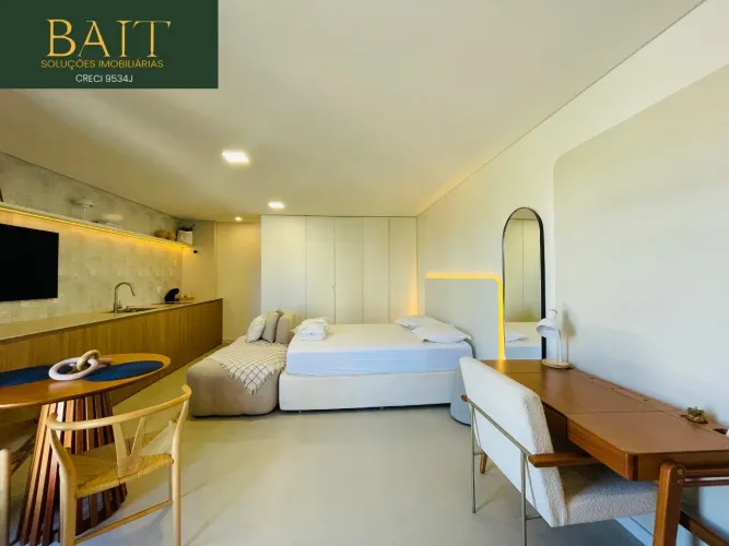 Apartamento studio à venda porteira fechada em Joinville-SC, bairro Saguaçu: 1 vaga de gar