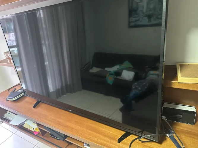 Tv 55 smart 4k defeito