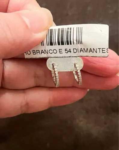 Brinco Argola VIVARA diamantes