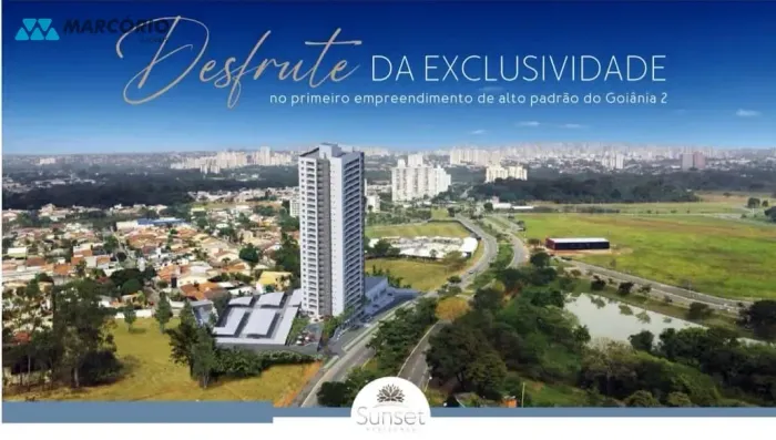 Grande Lançamento do 1º Alto Padrão do setor Goiânia 2 - 3 Suítes 96,31 m² com churasqueir