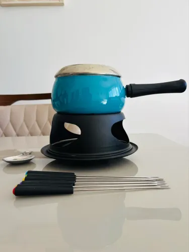 VENDO: CONJUNTO PARA FONDUE FINLANDEK - COMPLETO!
