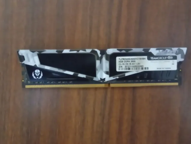 Memória Ram 8gb ddr4 2660mhz T-Force