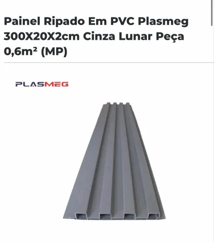 Painel Ripado em PVC - Novo