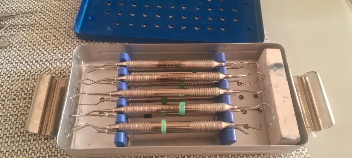 Kit de curetas odontologicas para periodontia