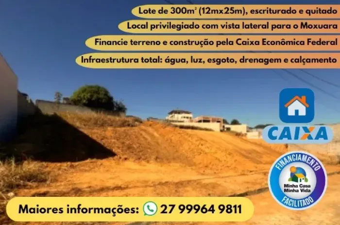 Lote Terreno 300 m² Cariacica Sede Loteamento Universo - Melhor Localização