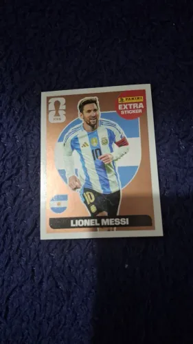 Figurinha messi bronze