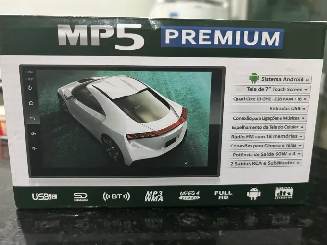 Kit Multimídia MP5 + Molde para Duster