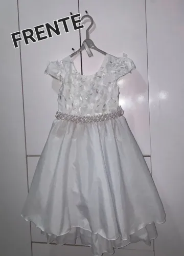  Vestido Noivinha ou Batizado (*tamanho 10)