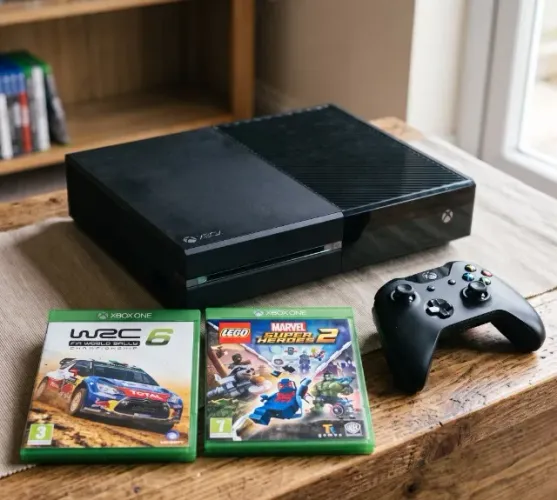 Xbox One Impecável + 2 Jogos + Controle Original