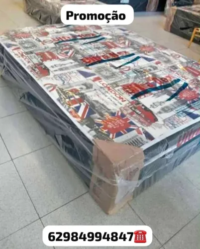 Cama box casal solteiro