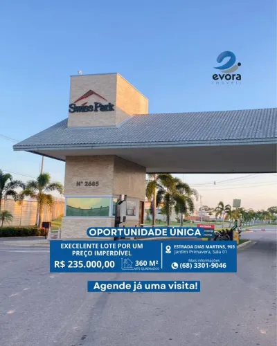EVORA VENDE - LOTE SWISS PARK