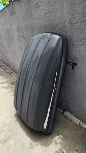 Maleiro Teto Bagageiro Baú 300 Litros+Rack de teto