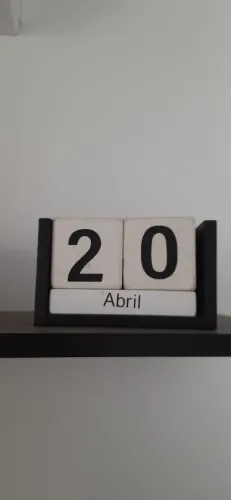 Calendário em blocos